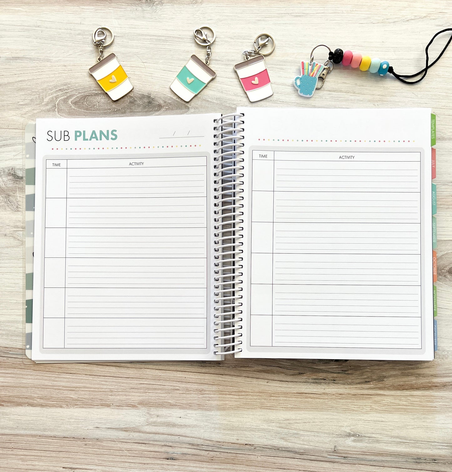 2025-2026 Teacher Planner - Rainbow - Closeout Sale!!