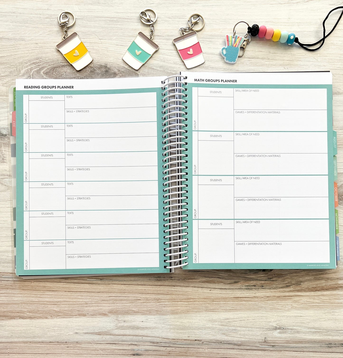 2025-2026 Teacher Planner - Rainbow - Closeout Sale!!