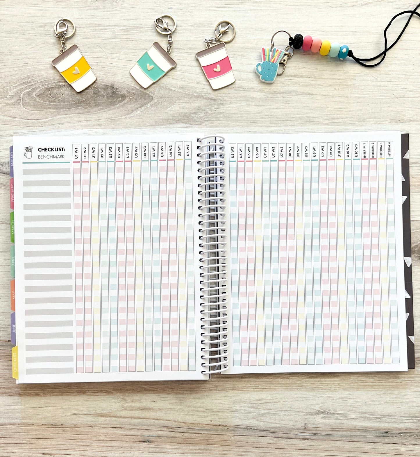 2025-2026 Teacher Planner - Rainbow - Closeout Sale!!