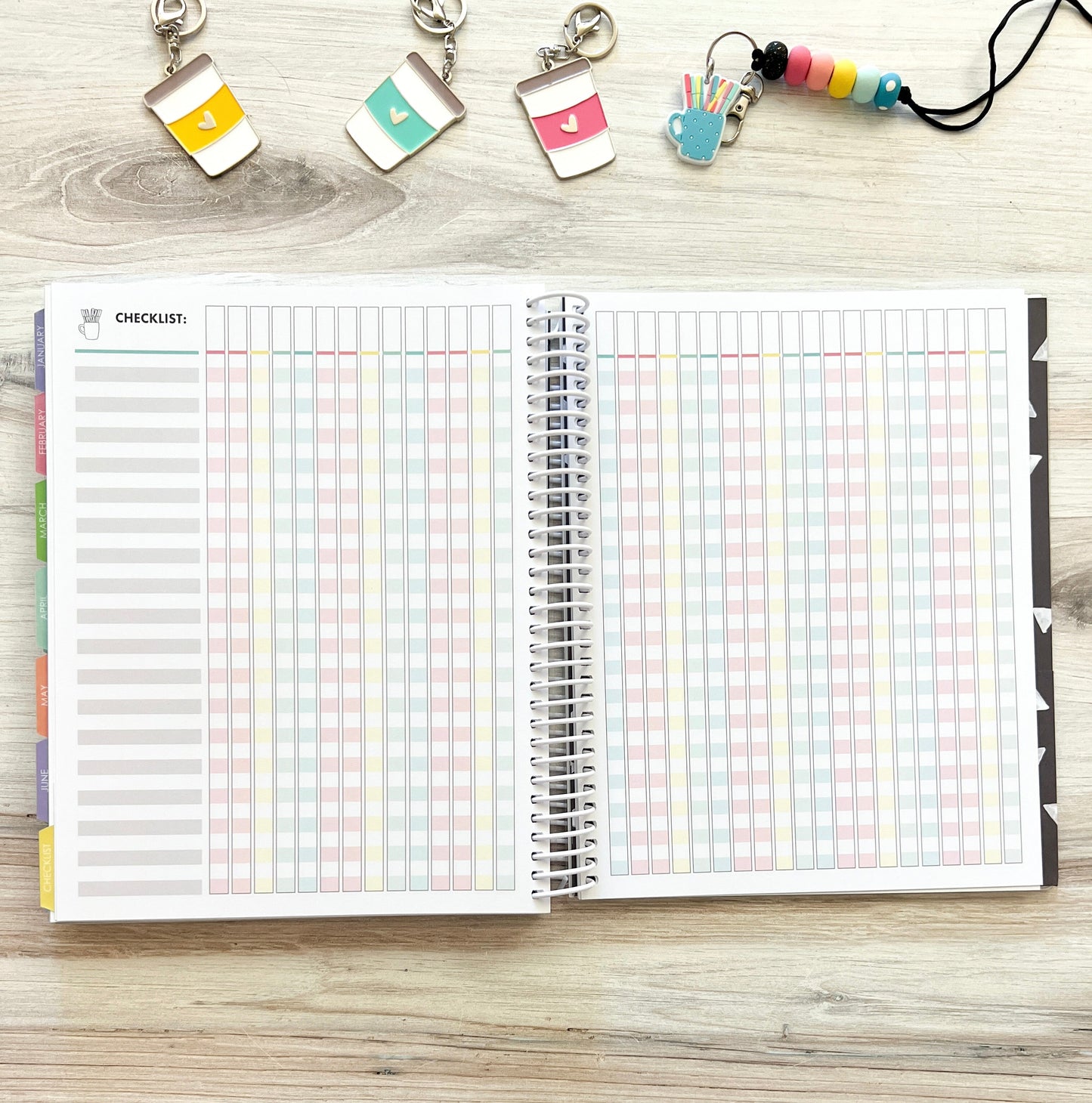 2025-2026 Teacher Planner - Rainbow - Closeout Sale!!