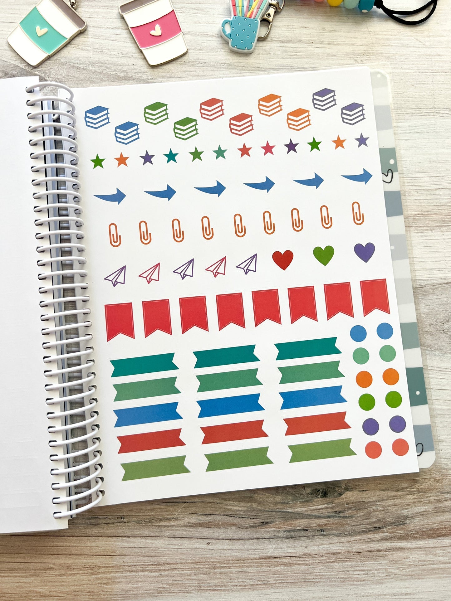 2025-2026 Teacher Planner - Rainbow - Closeout Sale!!