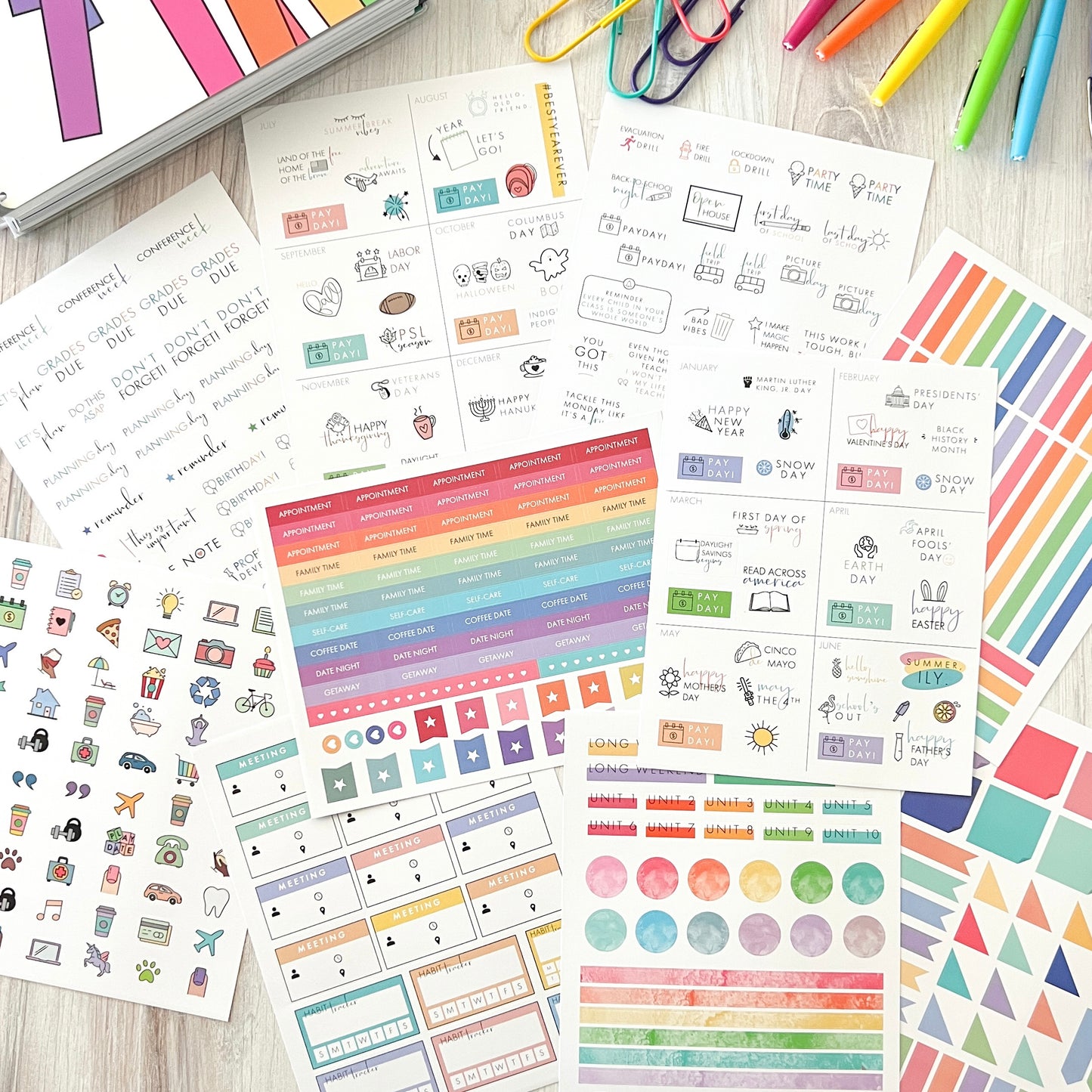 Planner Sticker Set - Fun Planning